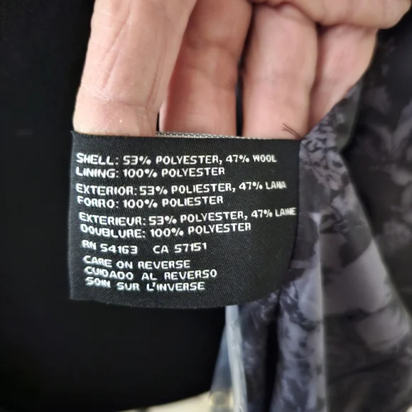 Double Breasted Skirted Peacoat Jacket/Coat - Picture 9 of 16